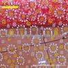 Sunflower Print Children's Dress Fabric - Nylon Mesh Floral Design