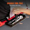 VEVOR Mechanic Garage Creeper, 1118 mm, 136.1 kg Capacity Automotive Rolling Creeper with 6 Casters Adjustable Cushioned Headrest Tool Tray