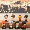 Cartoon Volleyball Boys Action Figures 8 Models Pvc Material 7.5cm Size