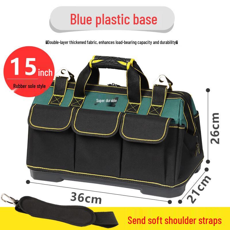 Dai Shifu Heavy-Duty Canvas Tool Bag 15 inch