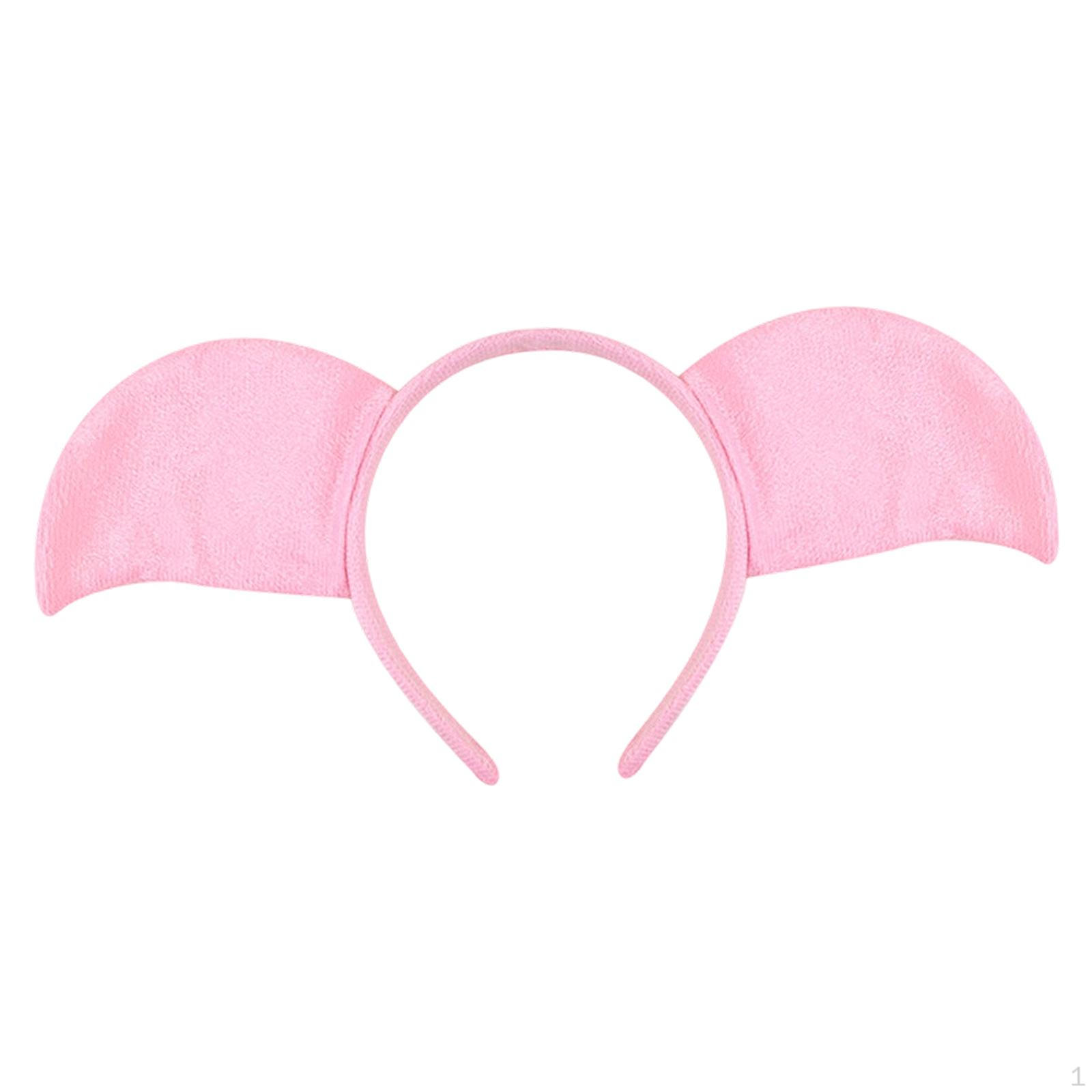 

Animal Costume Set Creative Decoration Sturdy for Masquerade Stage Shows Kids Pig Ear світло-рожевий колір