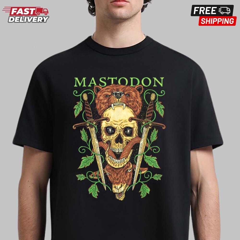 Mastodon Wild Stack T-Shirt, Heavy Metal Shirt, Gift for Fans Unisex T-Shirt XXXL