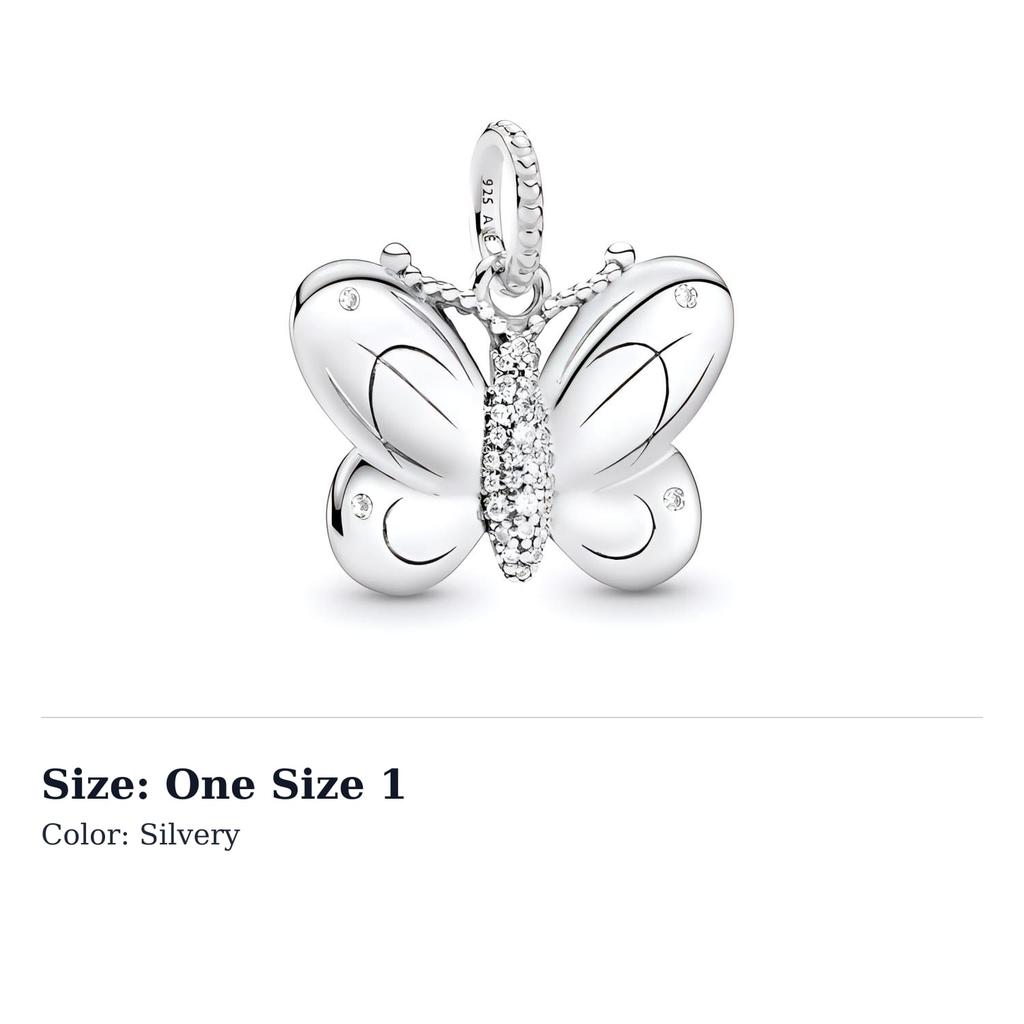Pandora Luxury 925 Sterling Silver Synthetic Cubic Zirconia Charms & Pendants Unisex 397933CZ