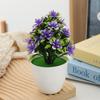 1pc Artificial Potted Plant Small Bonsai Flowers Pot Simulated Tree Ornaments Wedding Home Hotel Office Table Decor Fake Plants
