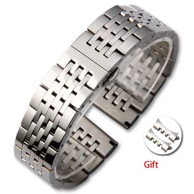 Siedmiorzędowy Stalowy Pasek do Zegarka dla Tissot T41, Końcówka 12-24mm