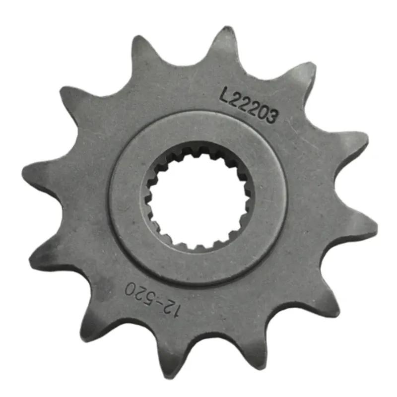 520 12T Motorcycle Front Sprocket For Suzuki RM125 1980-2012 PE175 1978-1984 RS175 1980-1982 RM-Z250 2007-2009 12 Teeth