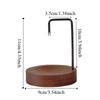 Wooden Incense Stick Stand Minimalist Zen Style Upside-Down Incense Holder Decorative Tea Ceremony Coil Holder Yoga Practice