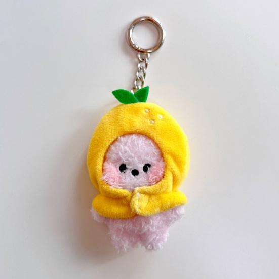 Kawaii Frucht Kopfbedeckung Plüsch Schlüsselanhänger Niedlicher Cartoon Tasche Anhänger Zubehör