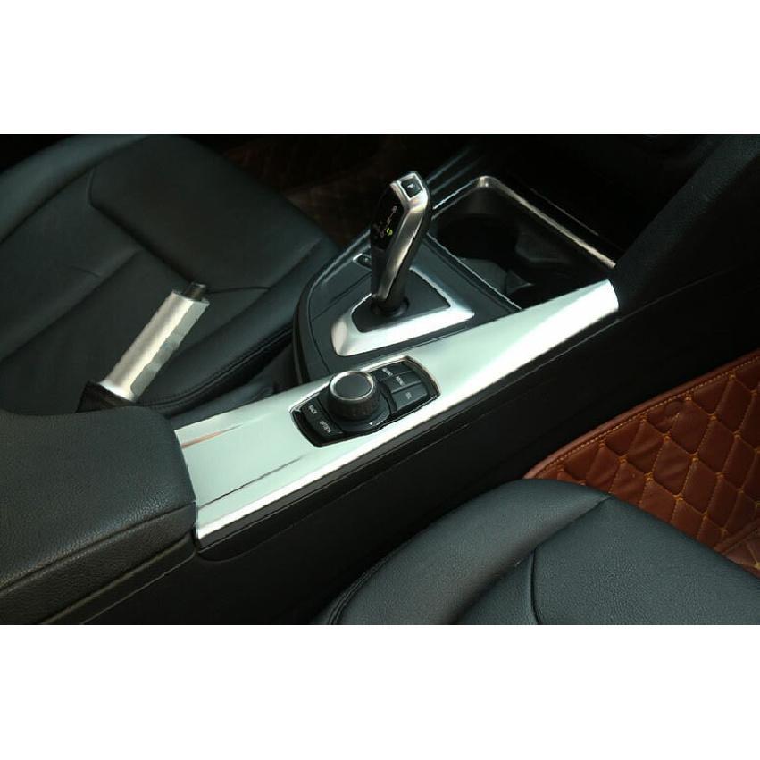 Central Console Gear Shift Cover Trim For BMW 3 4 Series GT 2013-2019 ABS Silver