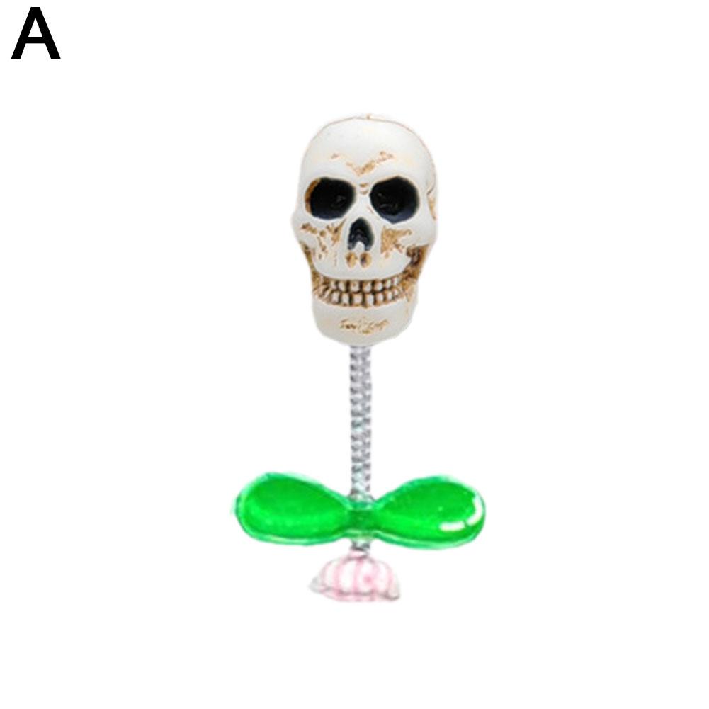 

Качающийся Череп Подвеска для Авто Украшение Автомобильный Интерьер Центральная Консоль Декоративные Аксессуары Хэллоуин Мультяшный Креативный Подарок