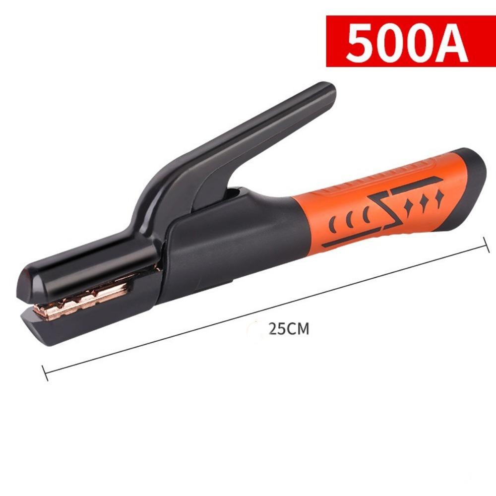 500A 1000A Welding Electrode Holder Heavy Duty Secure Grip Electrode Clamp Thickened Anti-scald Welding Tongs For Welders