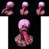 Latex Zombie Mask With Long Tongue For Halloween Cosplay Party Costume Accessory