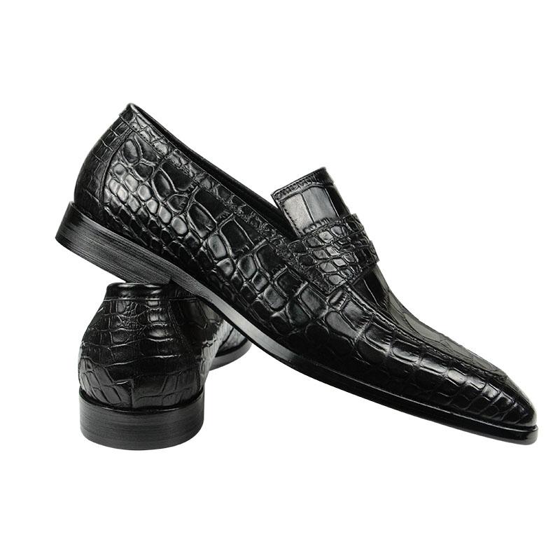 Fashion Classic Italian Men's Leather Shoes Handmade Slip-On Casual Oxford Designer Outdoor Driving Luxury Black Business Office Shoes