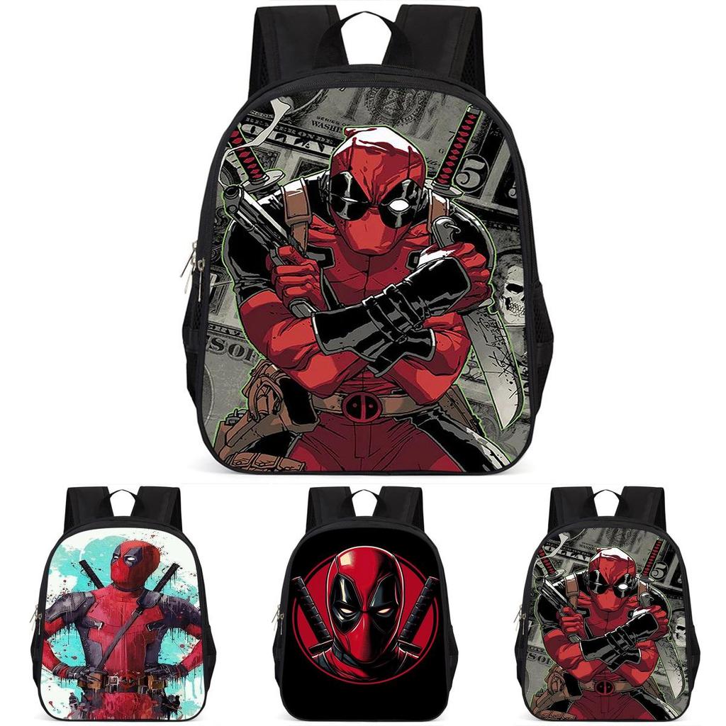 Spacious 15 Inch Deadpool Backpack For Boys And Girls With Large Capacity Design