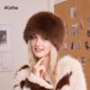 Women's Winter Wool Hat: Thick, Windproof, Warm, with Imitation Fox Fur, Fashionable Versatile Earmuffs, Mongolian Style.