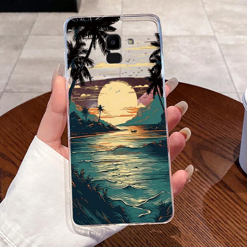 For Samsung Galaxy J6 2018 J6+ Plus (2018) Case Clear Cute Rabbit Cartoon Soft TPU Back Cover J600F J600G J610G J610F Phone Case