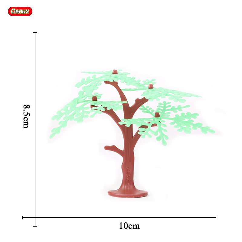 Animal Farm Model Set: Trees, Fences, Vegetables, Tools, Cart, and Props for Toy Scenes