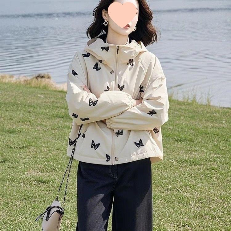 Damen 2025 Stilvolle Leichte Kapuzenjacke: Trendig, Altersdefizitär und Vielseitig für Frühling & Herbst