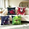 H-Hollow Knight Silksong Game Pillow Case Square Double-Sided Sofa Cushion Cover Bedroom Bedside Pillow