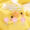 Finger Button Anti-stress Toy Pendant Cheese Calming Keychain Keys Fidget Keychain  Children Adults