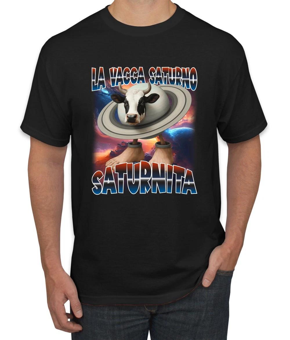 La Vacca Saturno Saturnita Brainrot Funny Men s T- Shirt M