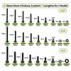 1260PCS Metric Bolt Assortment M2 M4, 21 Sizes Screws Nuts and Hex Socket Head Cap Machine Kit Black