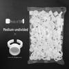 Disposable Microblading Pigment Ring Cups for Eyebrow, Eyeliner, and Eyelash Extensions - 100 Pieces