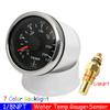 7 Color LED 52mm Water Temperature Gauge with Sensor 1/8NPT for Auto Car Marine Boat 12V/24V Water Temp Meter Indicator Custom