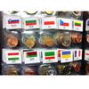 Coins from 120 Countries In the World, Coin Catalogs from 120 Countries and Regions, Foreign Coins, Foreign Currency with National Flags