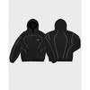 Y2K Style Printed Hoodie Set Loose Fit Streetwear Teens Casual Outfit