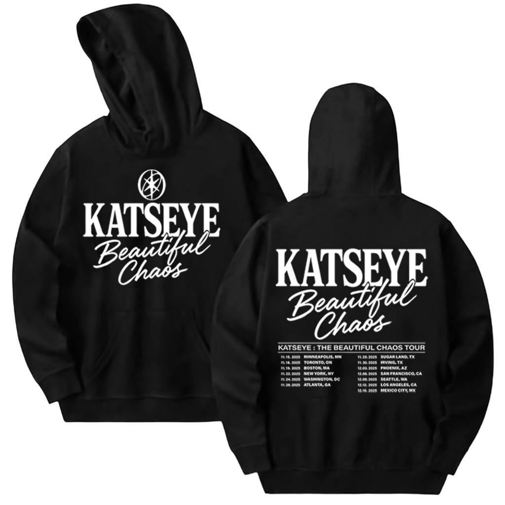 Women's Fashionable Casual Hooded Long Sleeved Printed Sweatshirt