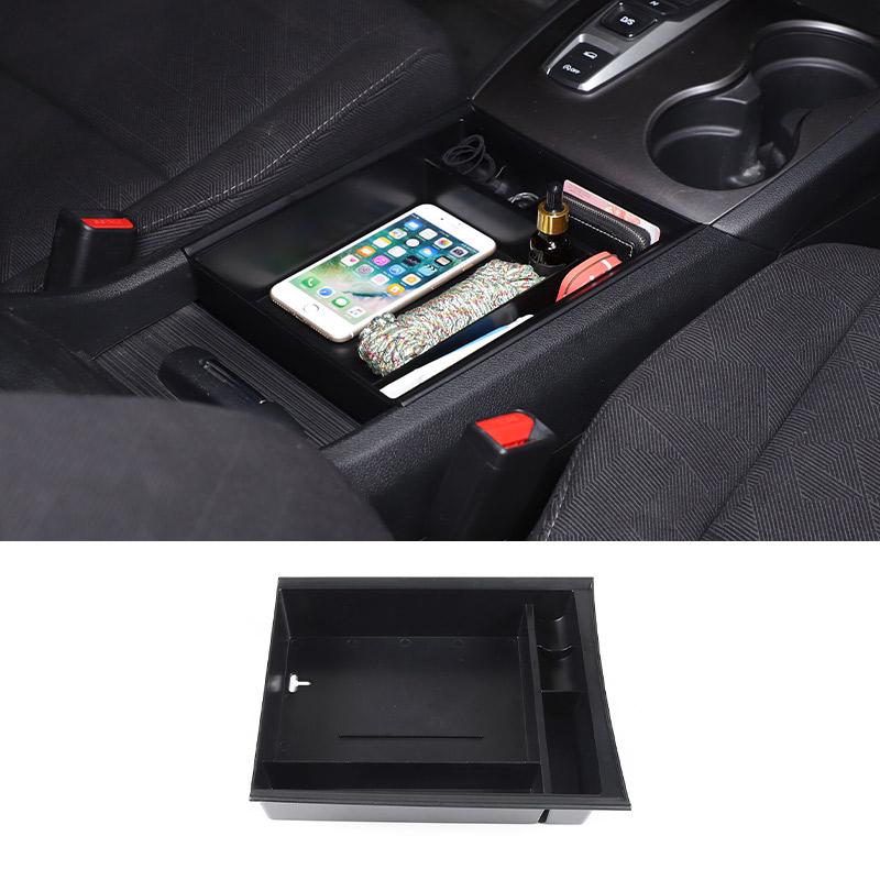 For Honda Pilot 2015-2026 ABS Car Center Armrest Box Storage Box Mobile Phone Tray Item Organizer Car Accessories
