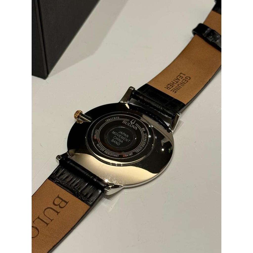 Used Bulova automatic watch black 98A167