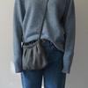 Charcoal Linen Pottery Bag