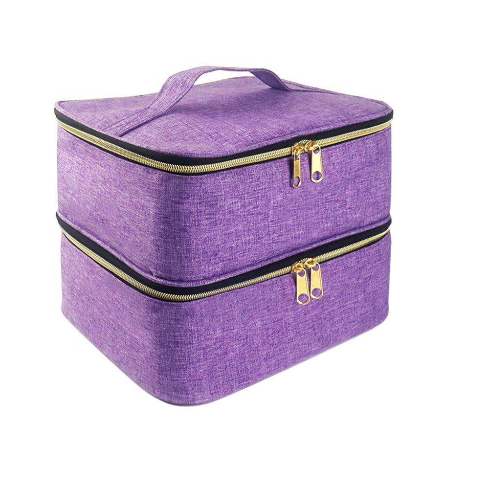 INS Manicure Set Carrying Bag Double Nail Polish Storage Bag Home Use Professional Salon Quality Beginner Friendly Storage Bag