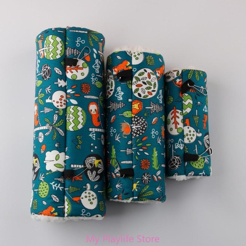 Parrots Squirrels Hamsters Tunnel Birds Plush Winter Warm Cotton Toy Hammock Passage Tunnel Pet Products Hamster Tent