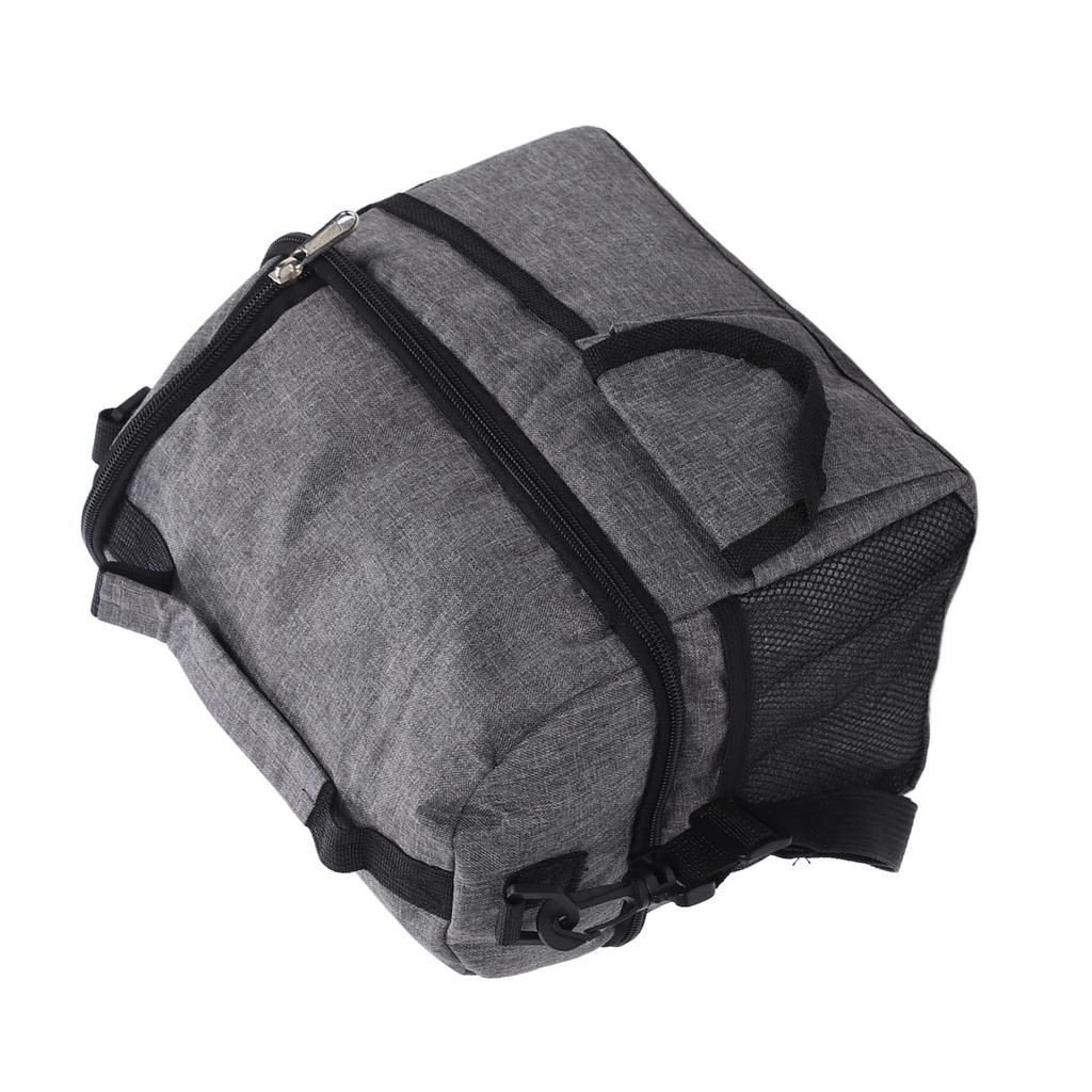 Lunch Bag 2 Deck Large Capacity Waterproof Leakage Proof Pockets Versatile Insulated Lunch Box for