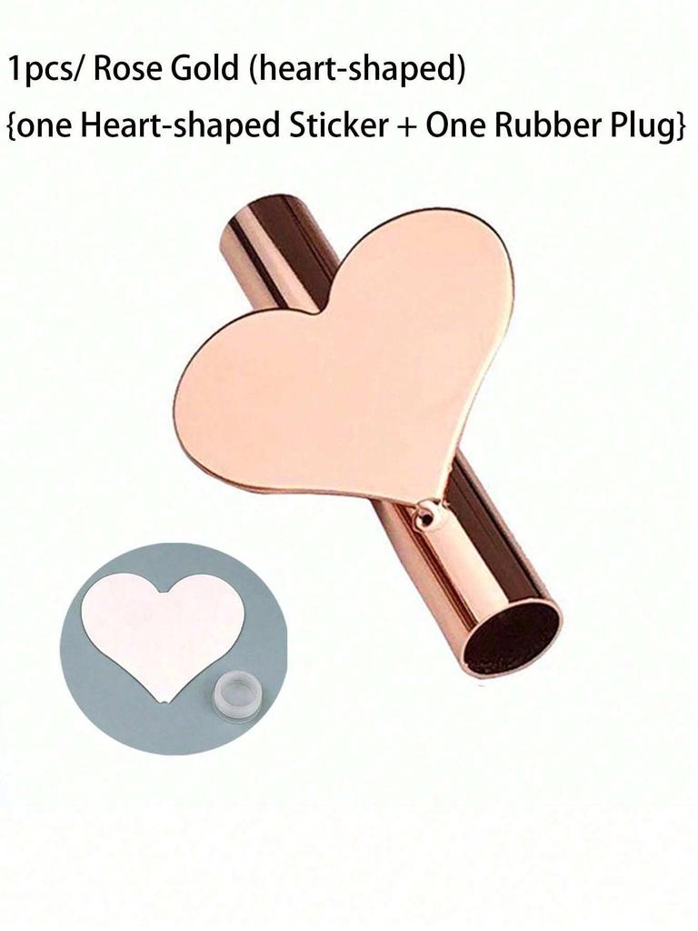 1pc Creative Wall Flower Vase - Comes With Adhesive, Round Sticker Paper + Rubber Plug, Easy DIY Decoration For Living Room, Bedroom, Bathroom