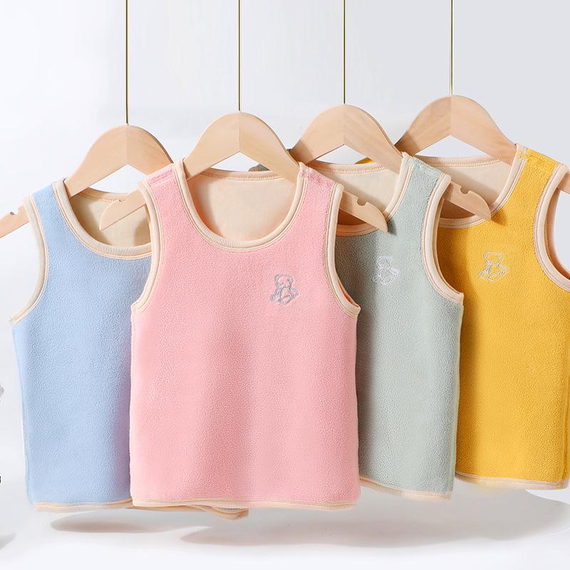 Children's Fleece-Lined Warm Autumn/Winter Vest for Toddlers