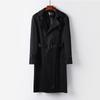 Trench da uomo di taglia grande, medio e lungo, ampio e bello, sopra il ginocchio, alla moda, cappotto da studente britannico, autunno e inverno, cappotto giapponese