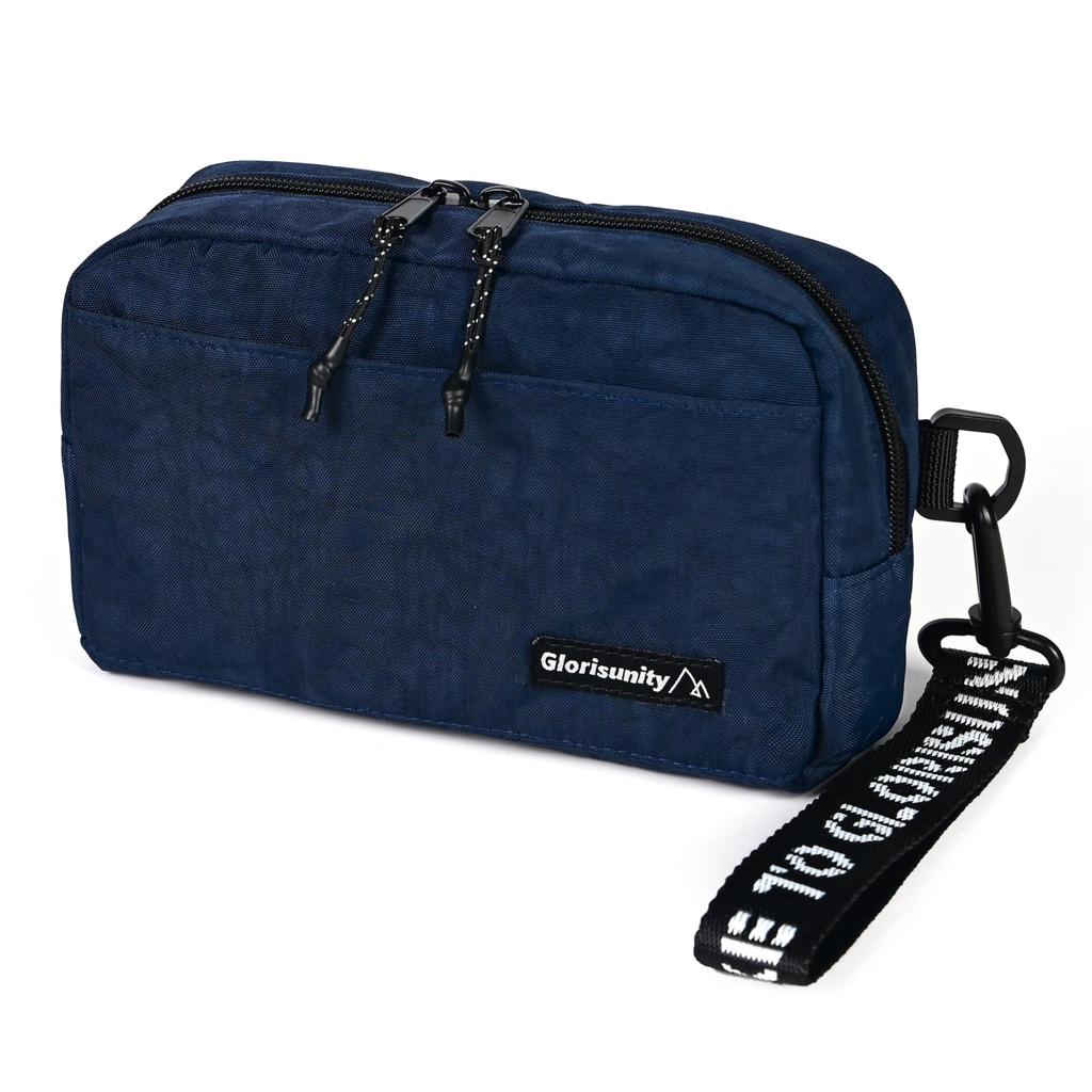 Glorisunity Gadget Small Item Storage PC Accessories Storage Travel Waterproof Pouch, Pouch, Pouch, Bag-in-Bag, Pouch, Pouch, (Navy)