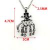Necklace Versatile Chain Hip-hop Men's Trendy Brand Street Hand Bone Bouncy Pendant