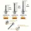250pcs 410 Stainless Steel Self-Tapping Screws Kit , Hexagonal Self-Drilling Screws for Metal/Furniture