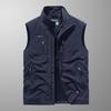 Stand-up Collar Vest Men's Loose Vest Fishing Vest Versatile Trendy Multi-pocket Casual Vest