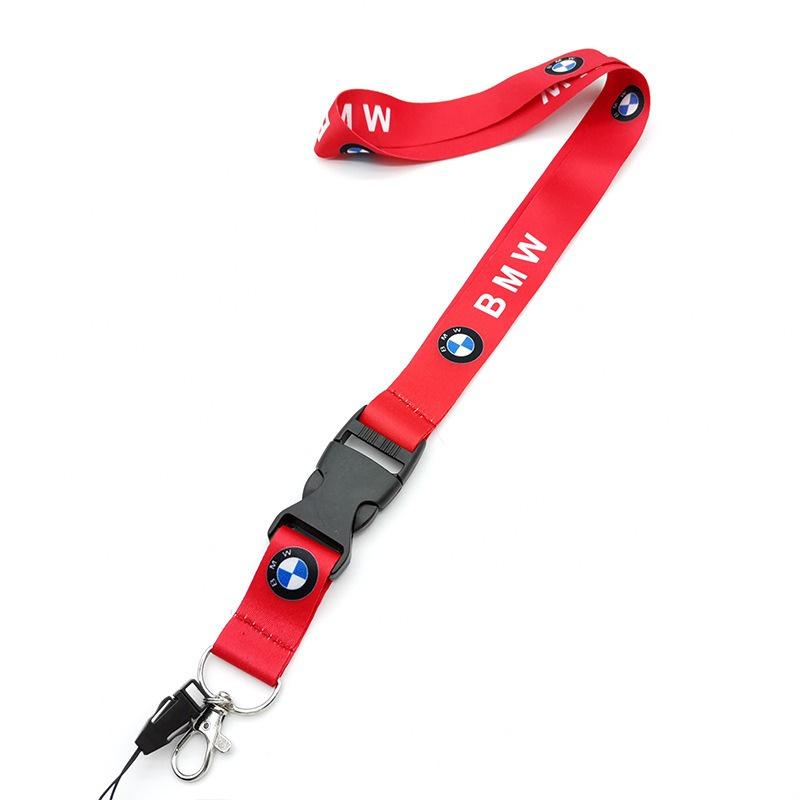 For M Universal Motorrad Lanyard Nylon Printing Emblem Black Style Keychain motorcycle accessories gadget auto Fashion Gift