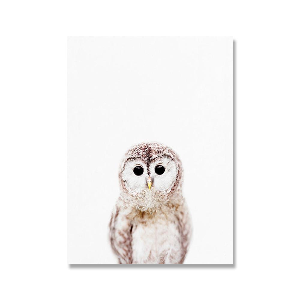 

Towoto Baby Animal Print Nordic Poster Minimalist Картина на холсте Safari Детская настенная живопись Дети Детская комната Украшения Картины 21x30cm No Framed