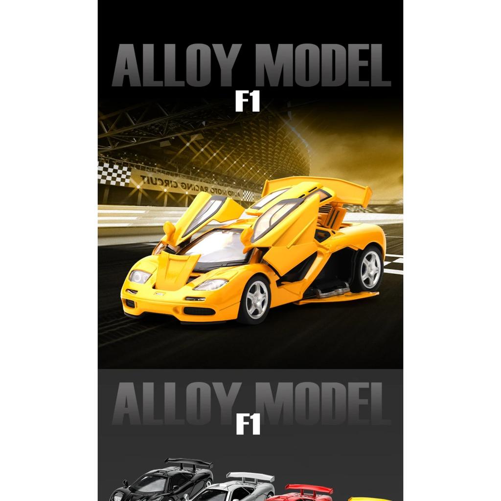 1/32 McLaren F1 XP4 XP5 1933 Supercar Alloy Die Casting Model Car Trendy Toy Ornament Indoor Decoration Hobby Collection Present