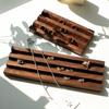 Ringe Auslage Tablett Geschlitzte Band Schmuck Organizer mit Schlitzen für Foto Requisite, Schminktisch,
