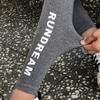 Casual Comfort Spring and Autumn Tight Running Sweatpants Female Printing Letters Bottoming Pants Elastic Large Size Yoga Pants Slim Pencil Pants