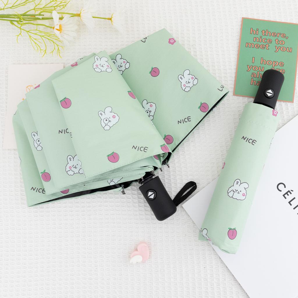 Automatic Umbrella Weather and Rain Folding Sunscreen Parasol Sun Umbrella Ultraviolet